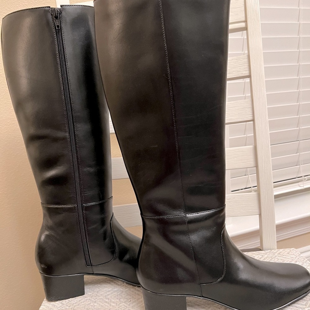 Elites Walking Cradles Black Leather Boot, 9 N